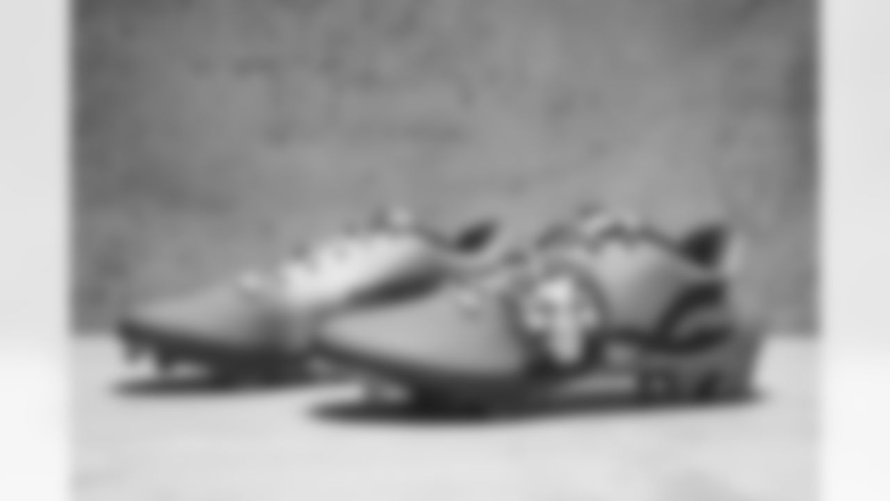 Detroit Lions cornerback Dee Virgin (36) owns these shoes. My Cause My Cleats. (Detroit Lions via AP).