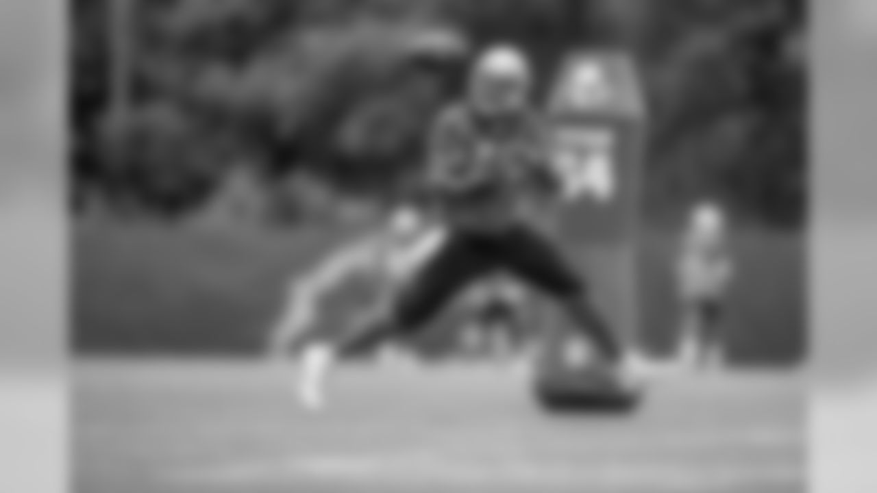 Detroit Lions linebacker Jarrad Davis (40) during Day 3 of minicamp on Thursday, June 6, 2019 in Allen Park, Mich. (Detroit Lions via AP)