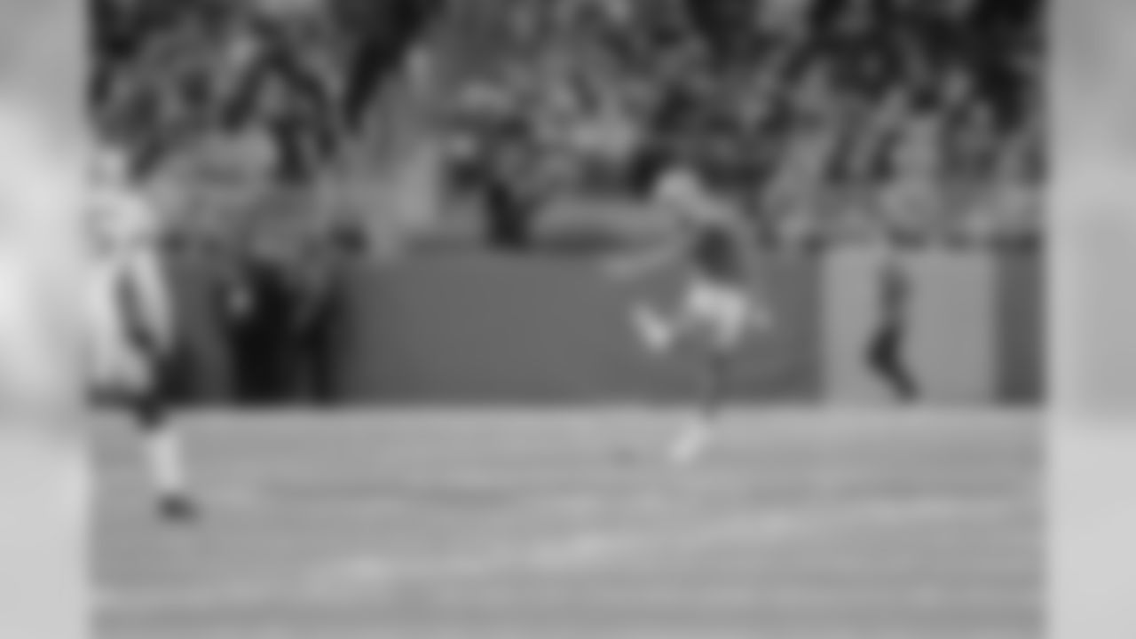 Detroit Lions punter Sam Martin (6) kicks off during a NFL football game against the Green Bay Packers Sunday, Dec. 29, 2019 in Detroit. (Detroit Lions via AP).