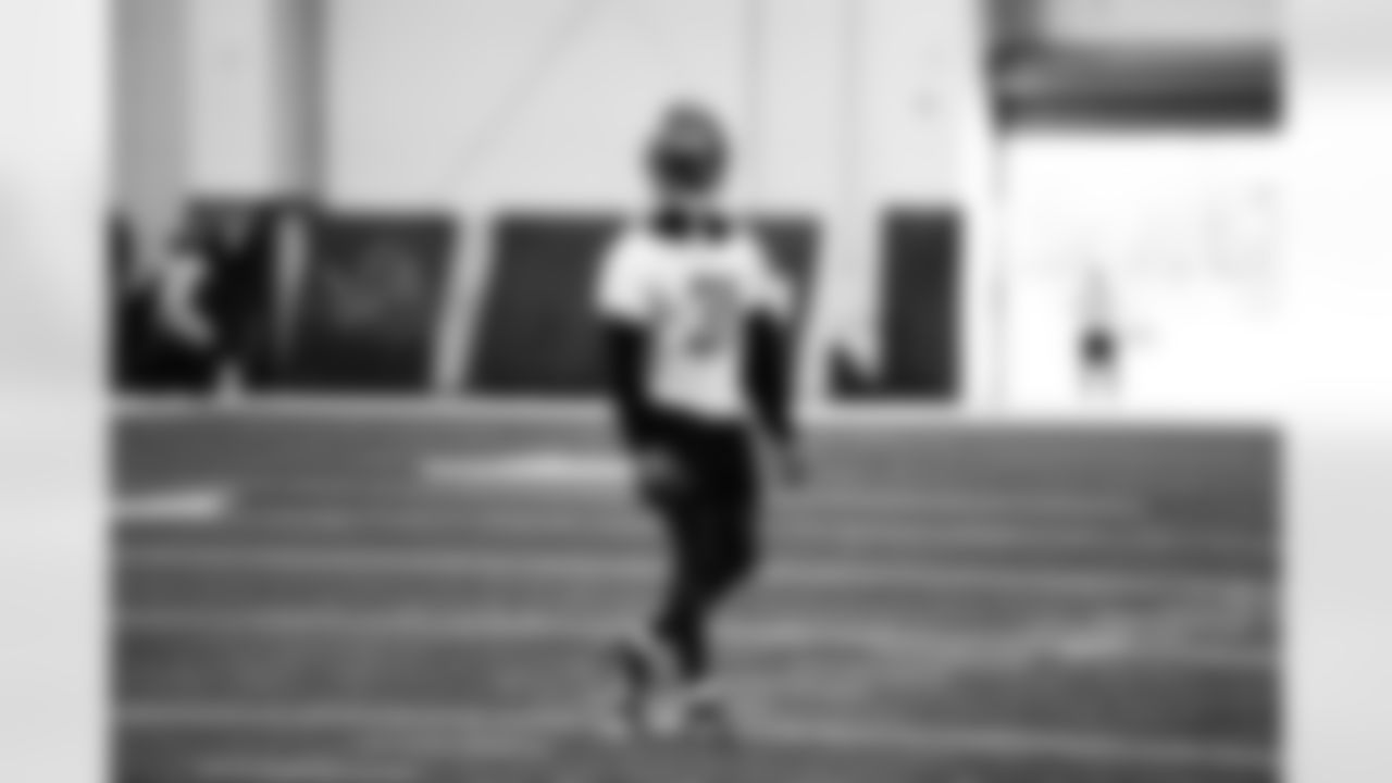 Detroit Lions safety Kerby Joseph (31) during practice at the Lions training facility in Allen Park, MI on October 28, 2023. (Jeff Nguyen/Detroit Lions)