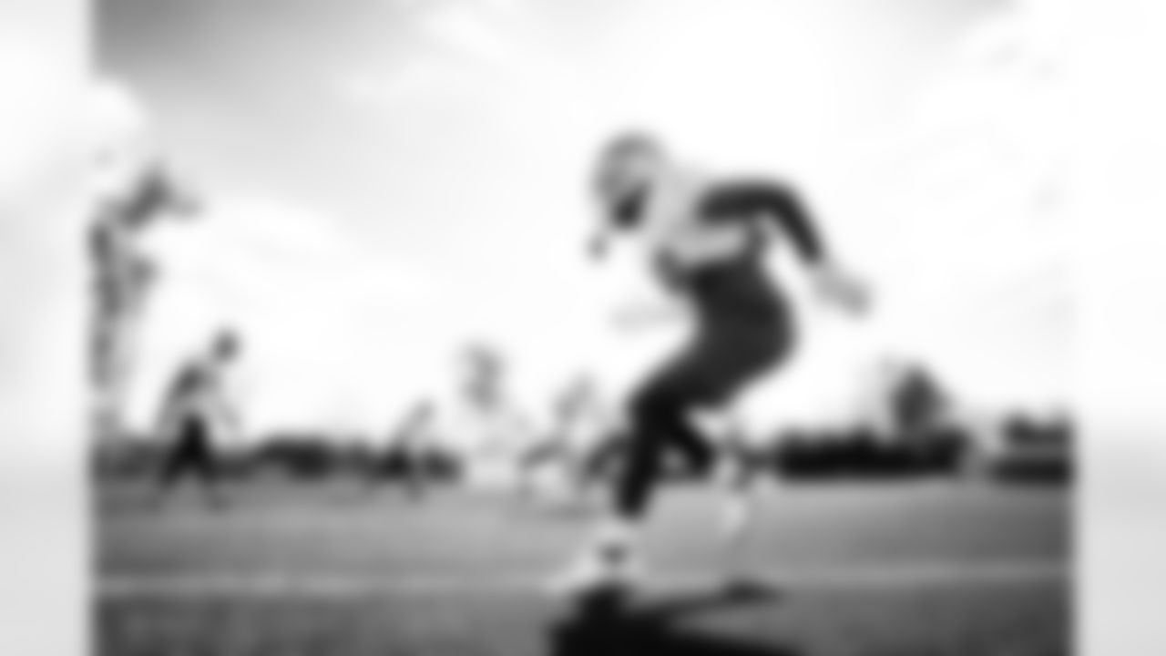 Detroit Lions cornerback Parnell Motley (29) during Lions practice at the Training Facility in Allen Park, MI on October 20, 2021. (Jeff Nguyen/Detroit Lions)
