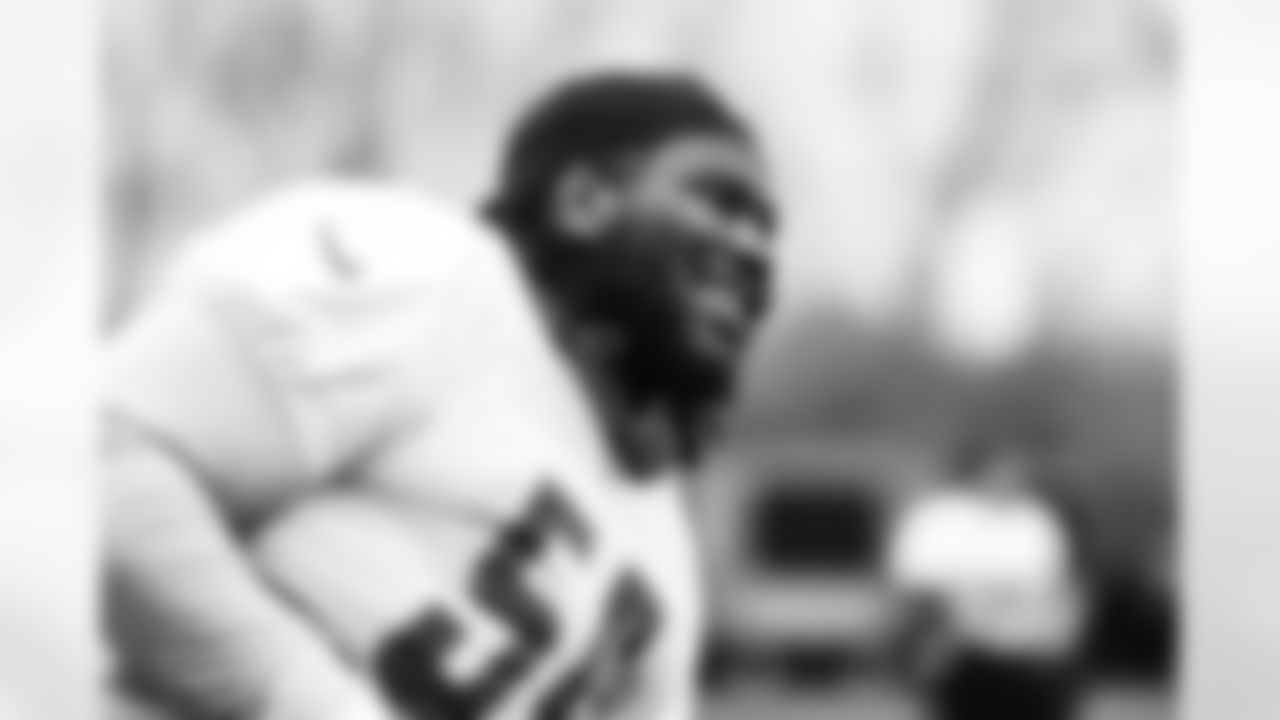 Detroit Lions defensive lineman Alim McNeill (54) during practice at the Lions Training Facility in Allen Park, MI on November 16, 2022. (Jeff Nguyen/Detroit Lions)