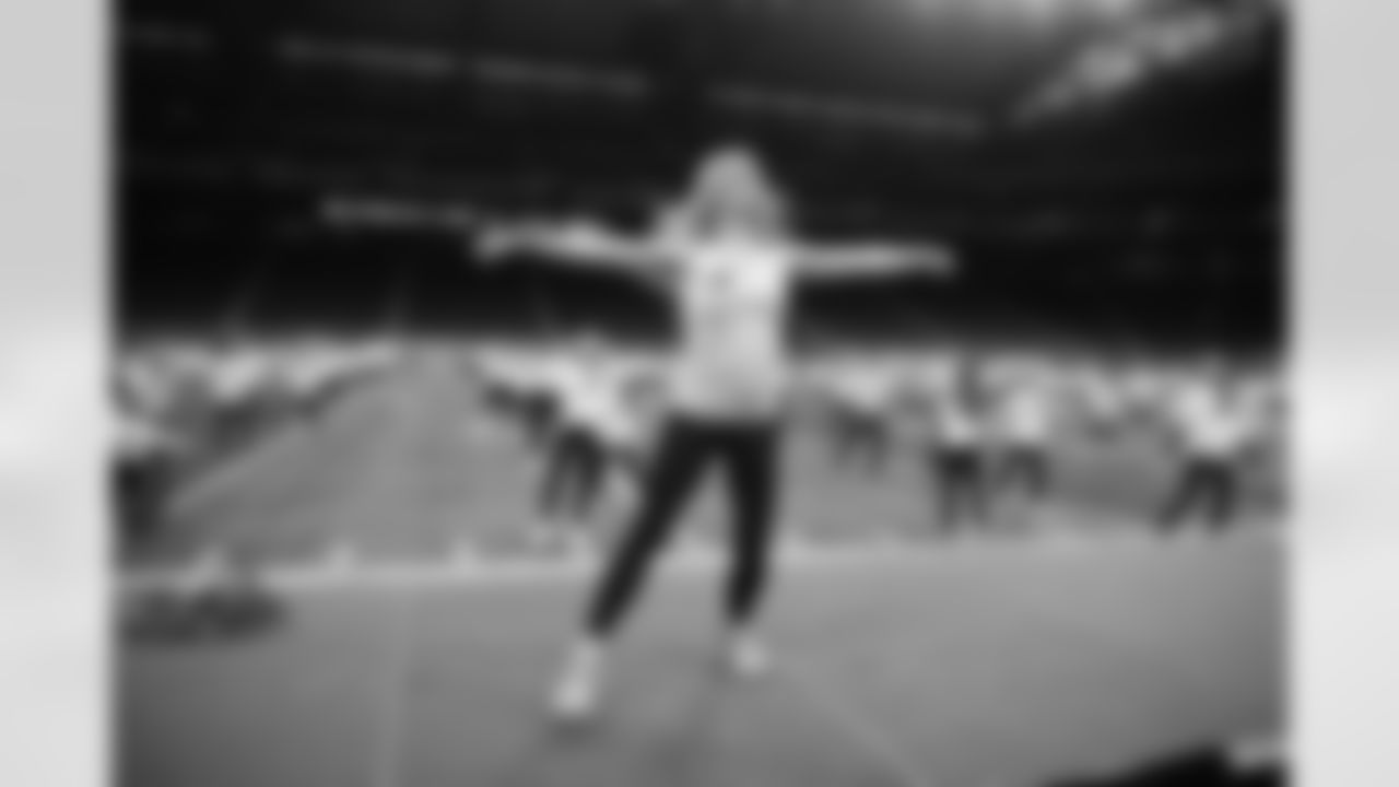 2022 Junior Detroit Lions Cheerleaders Clinic at Ford Field on December 10, 2022. (Mike Ferdinande/Detroit Lions)