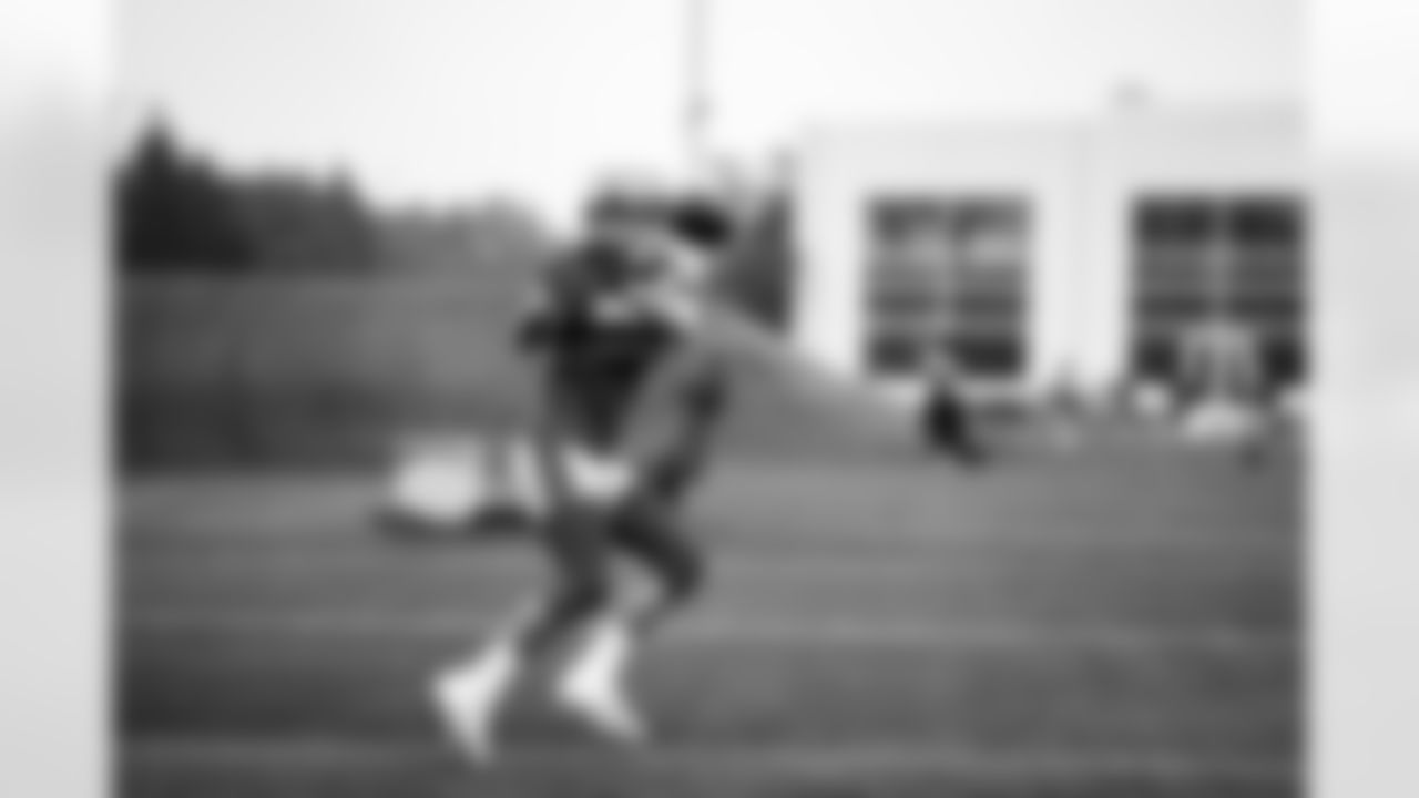 Detroit Lions tight end T.J. Hockenson (88) during Lions Training Camp at the Training Facility in Allen Park, MI on August 5, 2022. (Jeff Nguyen/Detroit Lions)