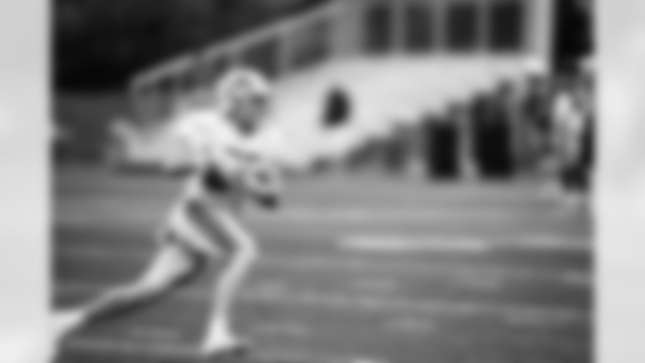 Detroit Lions wide receiver Tom Kennedy (85) during training camp practice at the Training Facility in Allen Park, MI on September 9, 2020. (Jeff Nguyen/Detroit Lions)