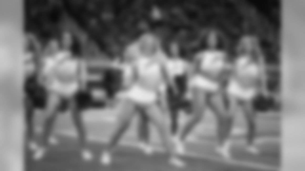 Detroit Lions Cheerleaders during a NFL football game against the Tampa Bay Buccaneers Sunday, Dec. 15, 2019 in Detroit. (Detroit Lions via AP).