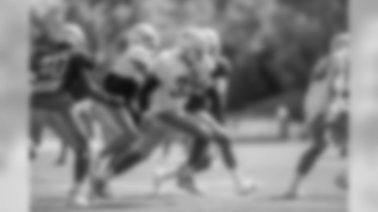 Detroit Lions running back Kerryon Johnson (33) during Day five of Detroit Lions Training Camp presented by Rocket Mortgage on Tuesday, July 30, 2019 in Allen Park, Mich.