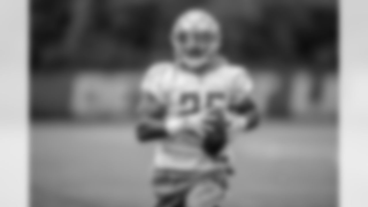 Detroit Lions running back Theo Riddick (25) during Day 1 of minicamp on Tuesday, June 4, 2019 in Allen Park, Mich. (Detroit Lions via AP)