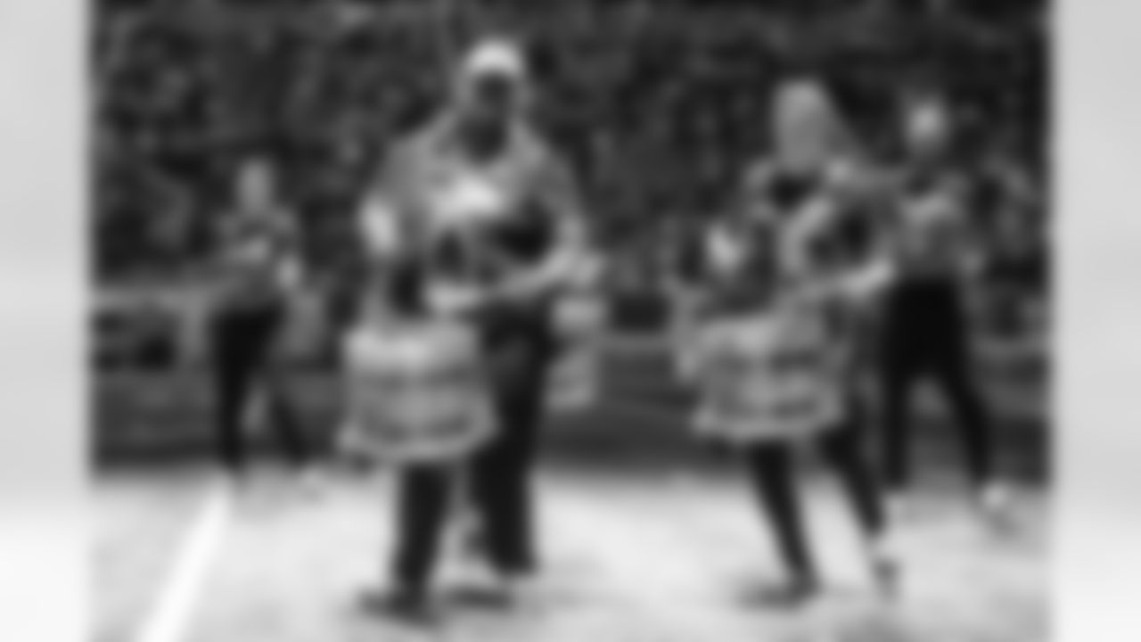 The Detroit Lions Drumline, Honolulu Boom, perform during a NFL football game against the Philadelphia Eagles on Sunday, September 11, 2022 in Detroit, MI. (Mike Ferdinande/Detroit Lions).