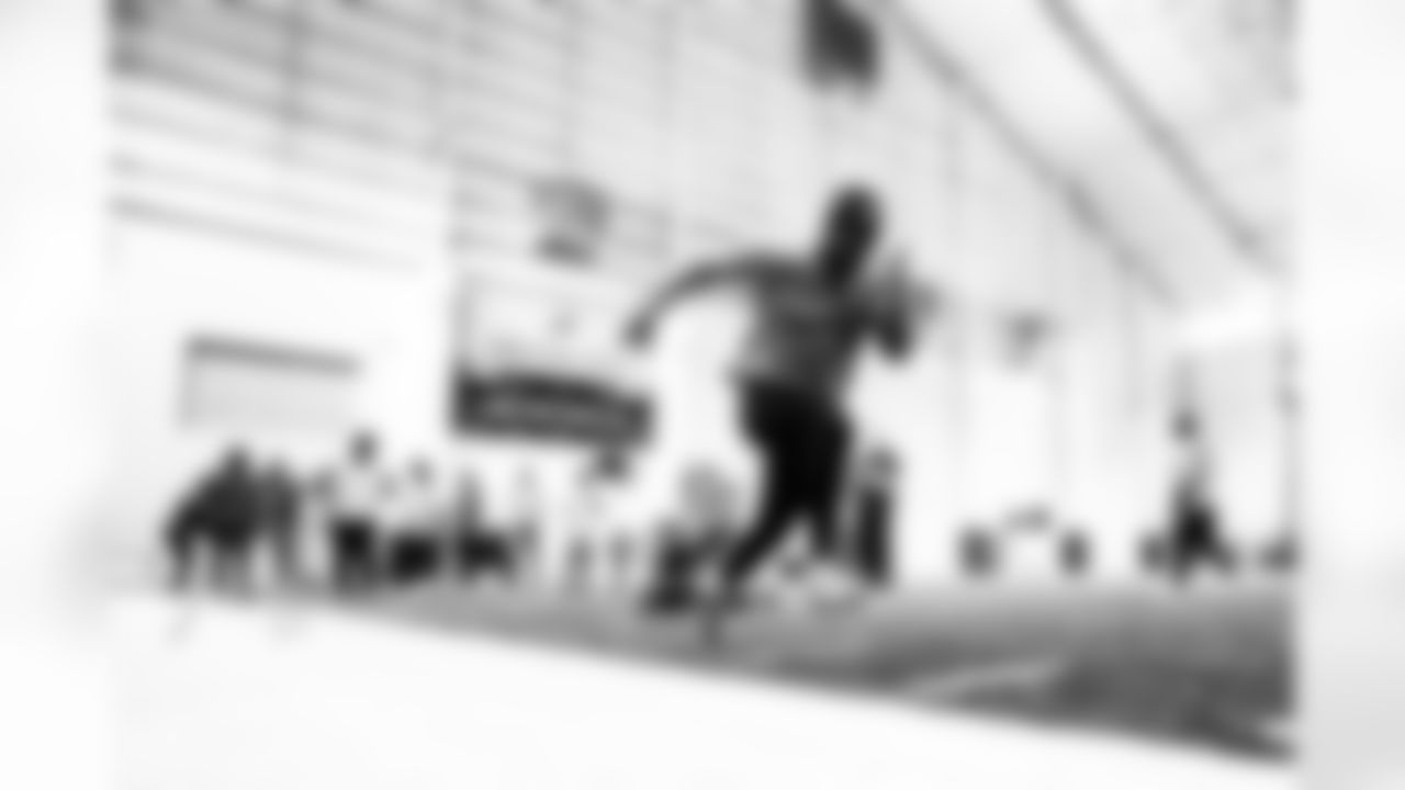 Detroit Lions running back Jamaal Williams (30) during a morning workout at the Lions training facility in Allen Park, MI on May 2, 2022. (Jeff Nguyen/Detroit Lions)