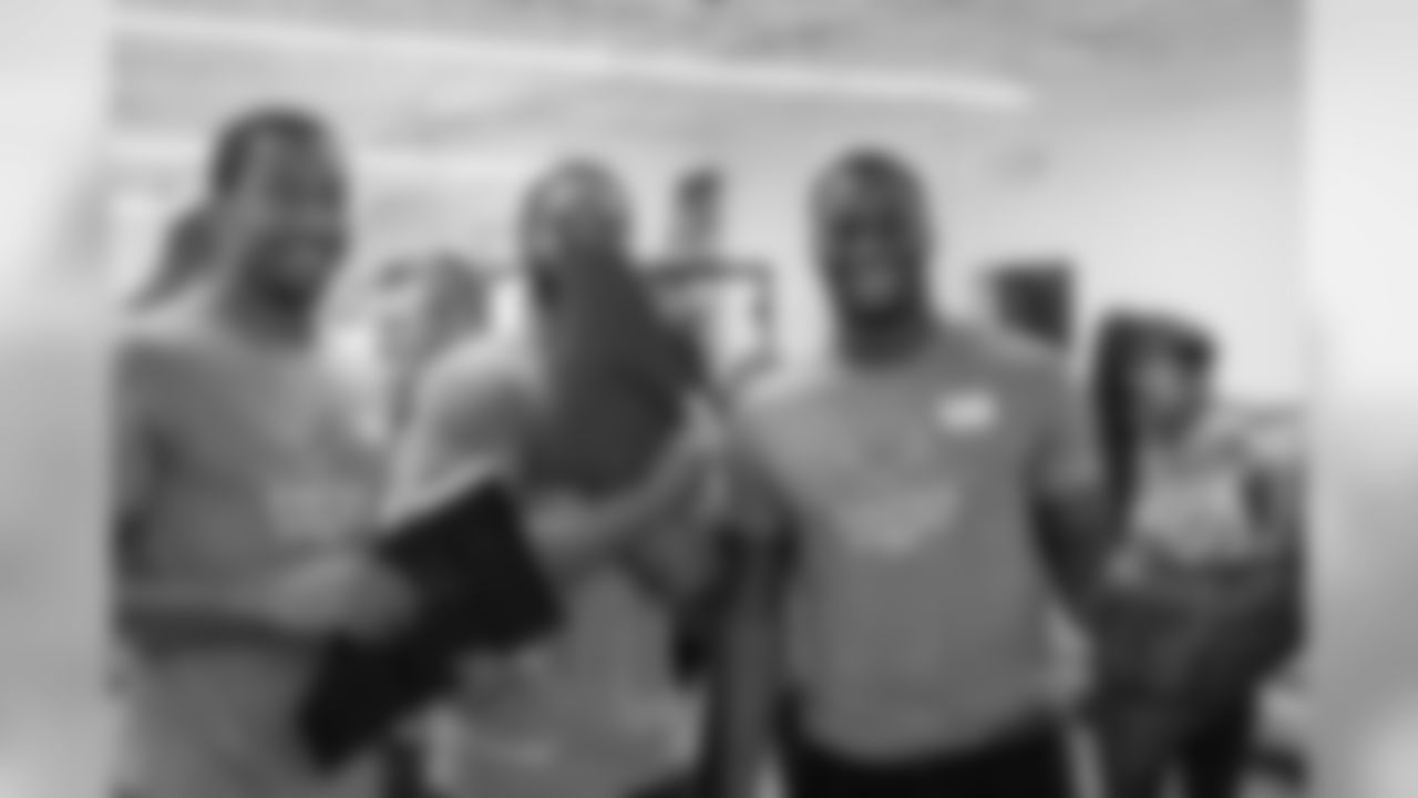 Travis Fulgham, Jonathan Duhart and Malik Carney visit the Empowerment Plan Plant on Tuesday, June 18, 2019 in Detroit