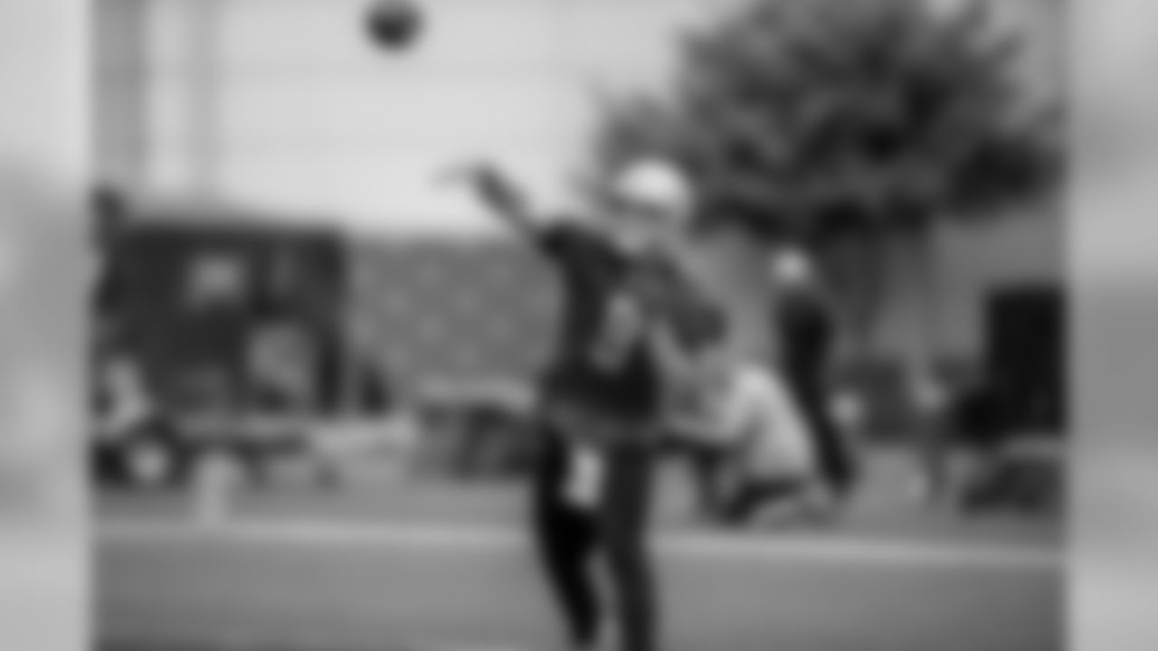 Detroit Lions quarterback Matthew Stafford (9) during Day 1 of minicamp on Tuesday, June 4, 2019 in Allen Park, Mich. (Detroit Lions via AP)