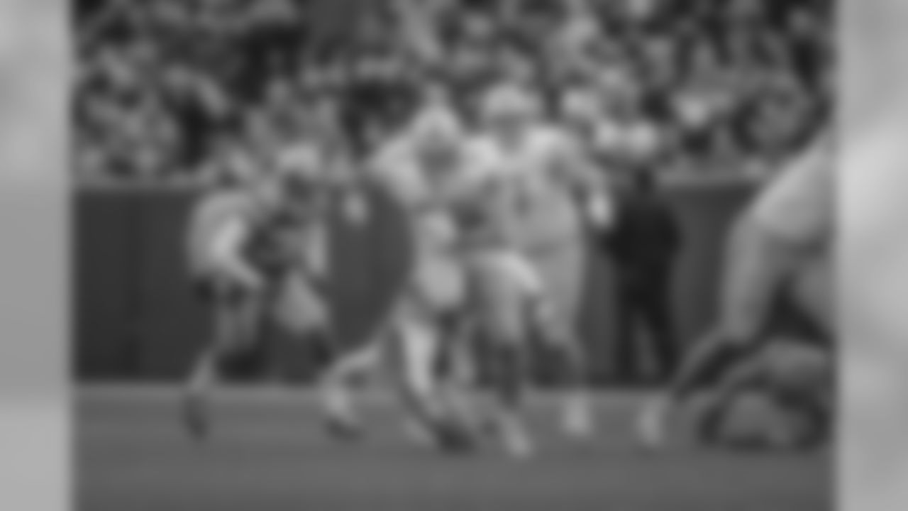 Detroit Lions running back Zach Zenner (34) during a NFL football game against the Green Bay Packers on Sunday, Dec. 30, 2018 in Green Bay, Wisc.