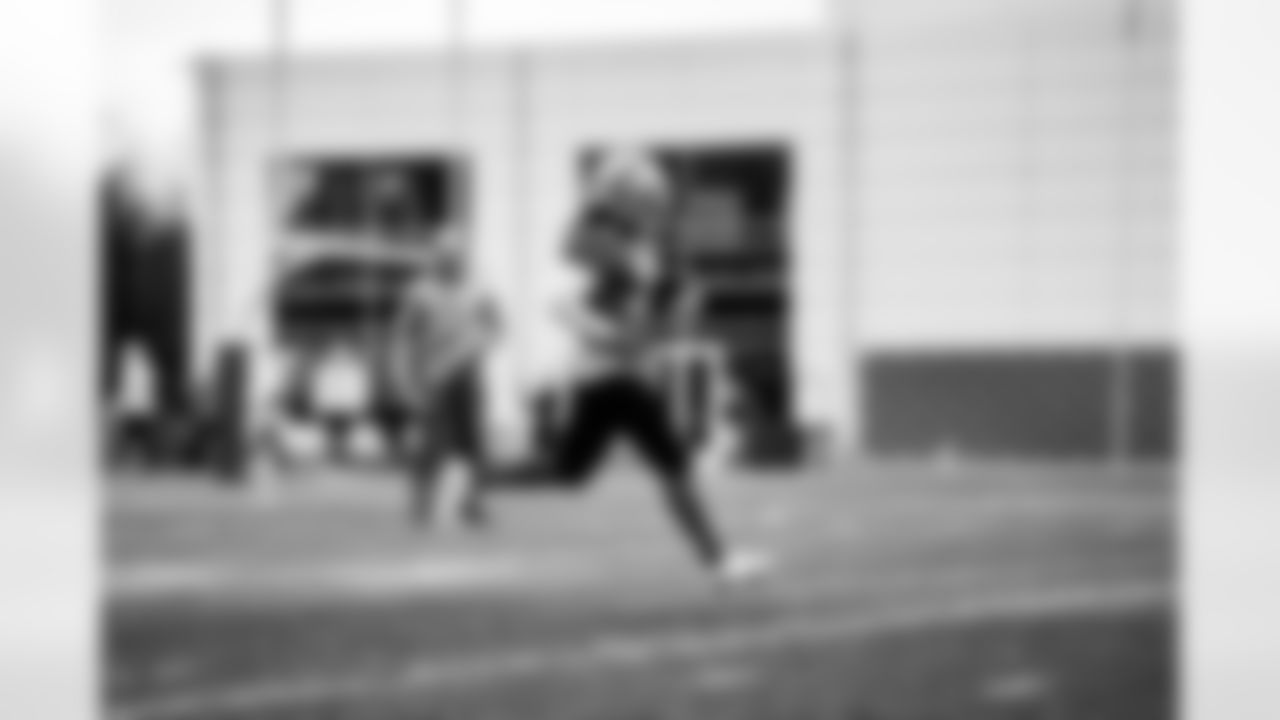 Detroit Lions running back Jamaal Williams (30) during Lions practice at the Training Facility in Allen Park, MI on December 29, 2021. (Jeff Nguyen/Detroit Lions)
