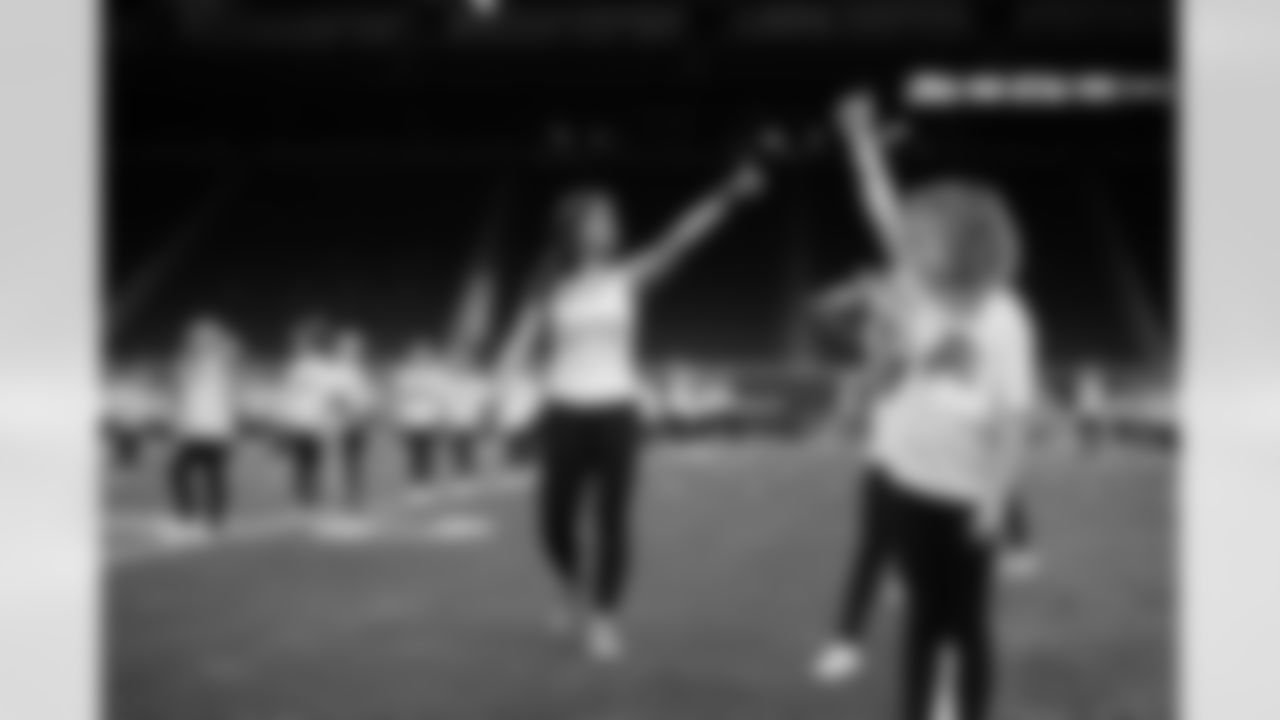 2022 Junior Detroit Lions Cheerleaders Clinic at Ford Field on December 10, 2022. (Mike Ferdinande/Detroit Lions)