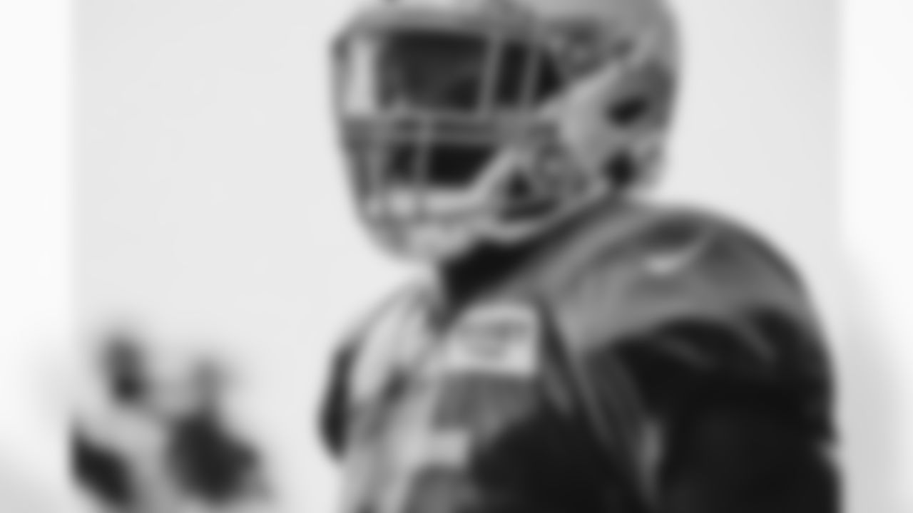 Detroit Lions defensive end Julian Okwara (45) during training camp practice at the Training Facility in Allen Park, MI on August 23, 2020. (Jeff Nguyen/Detroit Lions)