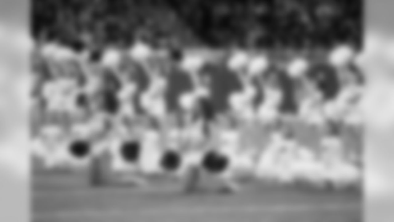 Detroit Lions Junior Cheerleaders performs during halftime of a NFL football game against the Tampa Bay Buccaneers Sunday, Dec. 15, 2019 in Detroit. (Detroit Lions via AP).