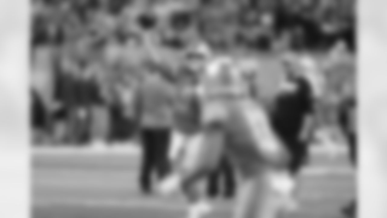 Detroit Lions quarterback Matthew Stafford (9) warms up before a NFL football game against the New England Patriots on Sunday, Sept. 23, 2018 in Detroit. (Detroit Lions via AP).