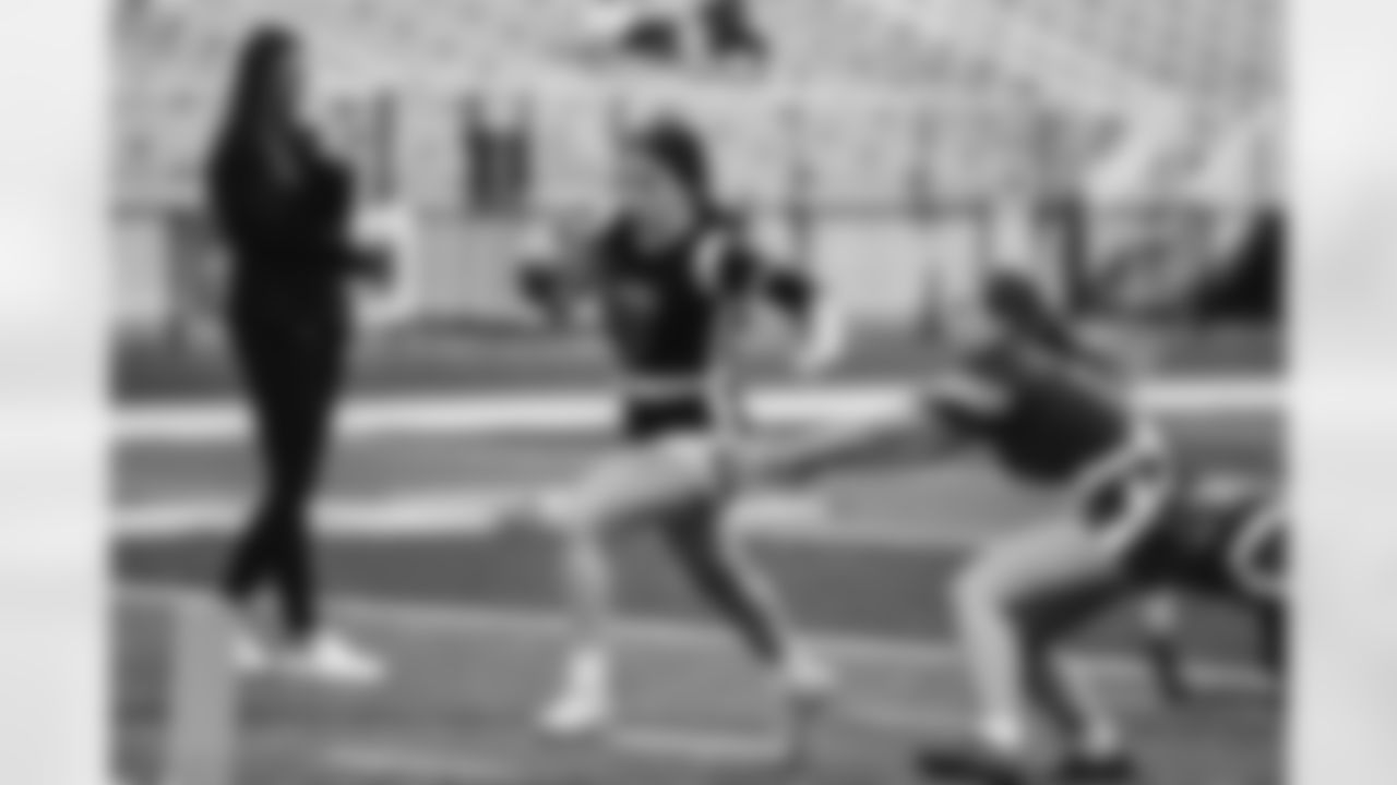 2023 Michigan Girls High School Flag Football Pilot League Week 2 at Stoney Creek HS Saturday May 13, 2023 in Rochester Hills, MI. (Carl Jones II/Detroit Lions).