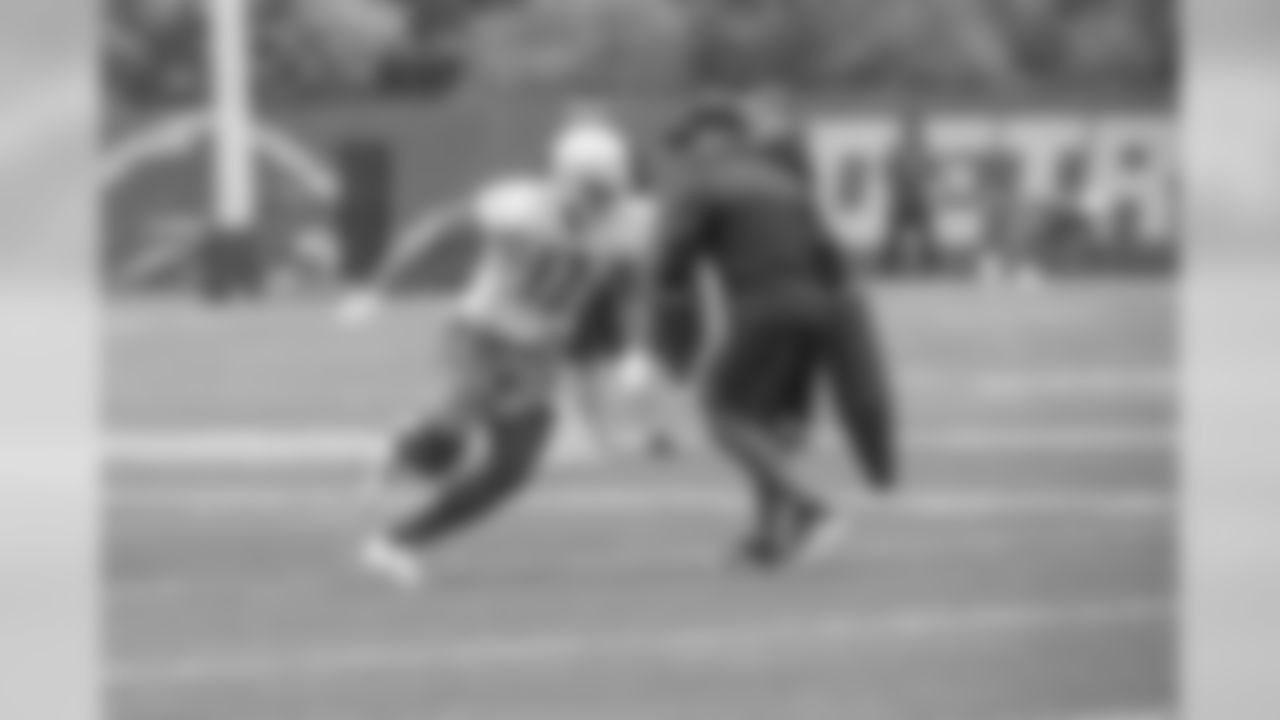 Detroit Lions wide receiver Andy Jones (17) during Day 4 of OTAs on Wednesday, May 29, 2019 in Allen Park, Mich. (Detroit Lions via AP)