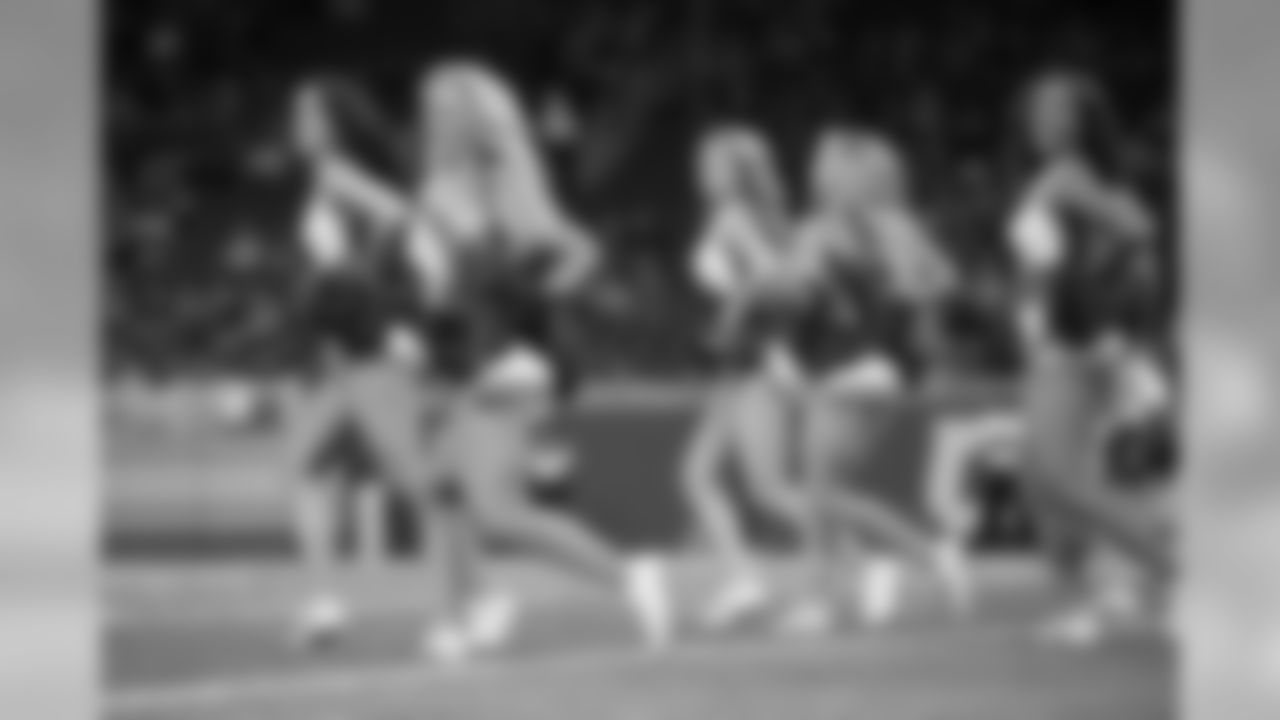 Detroit Lions Cheerleaders during a NFL football game against the Tampa Bay Buccaneers Sunday, Dec. 15, 2019 in Detroit. (Detroit Lions via AP).