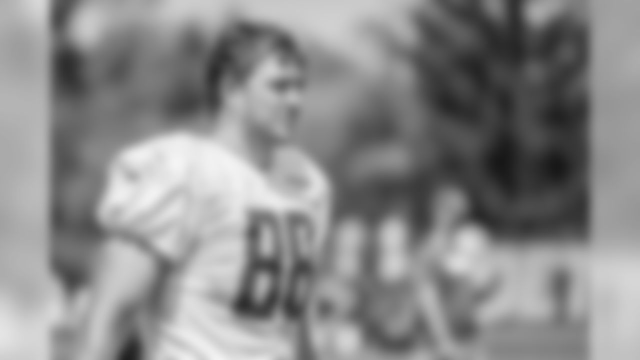Detroit Lions tight end T.J. Hockenson (88) walks off the field following Day 2 of 2019 Detroit Lions Training Camp presented by Rocket Mortgage on Friday, July 26, 2019 in Allen Park, Mich. (Detroit Lions via AP)