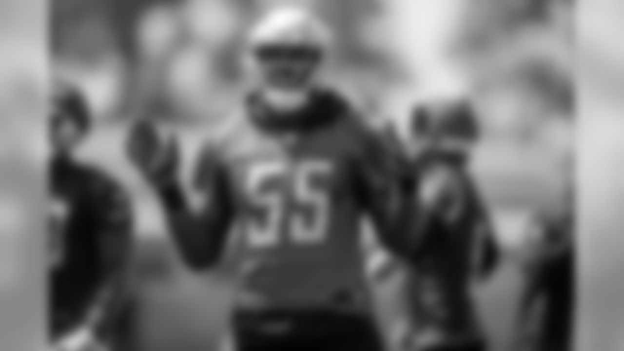 Detroit Lions defensive end Eric Lee (55) during Day 5 of OTAs on Thursday, May 30, 2019 in Allen Park, Mich. (Detroit Lions via AP)