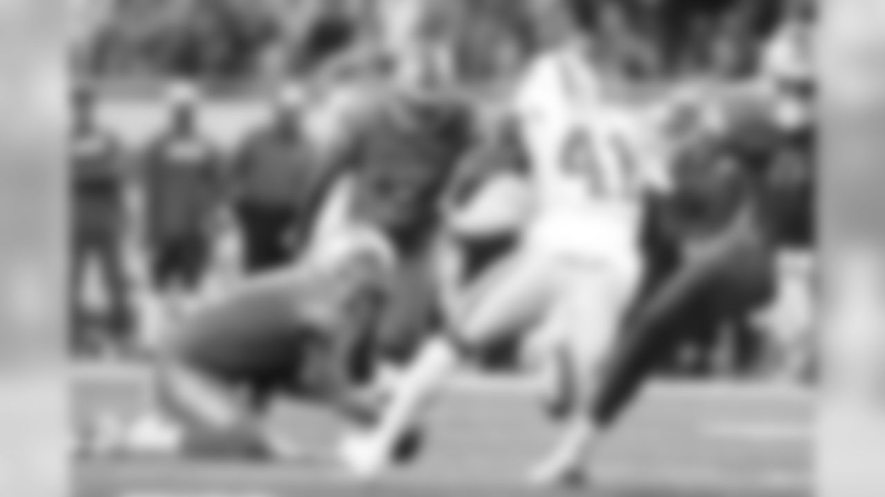 Detroit Lions kicker Matt Prater (5) during a NFL football game against the New York Jets on Monday, Sept. 10, 2018 in Detroit. (Detroit Lions via AP).