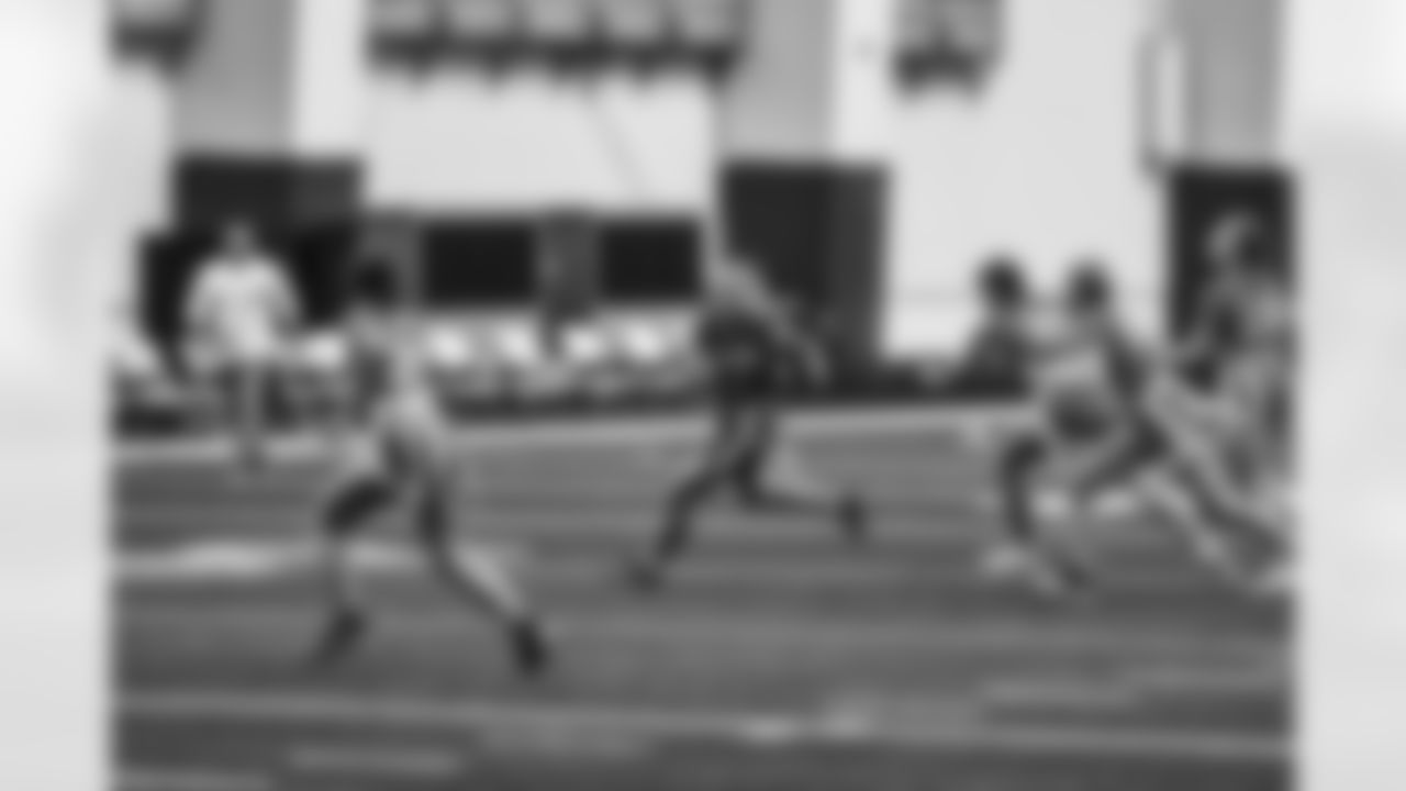 2023 Michigan Girls High School Flag Football Pilot League Week 3 at Detroit Lions HQ & Training Facility Sunday May 21 2023 in Allen Park, MI. (Carl Jones II/Detroit Lions).