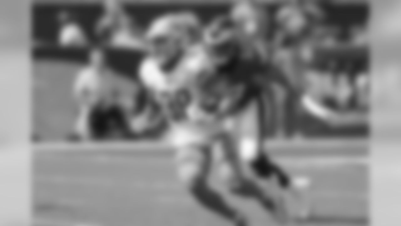 Detroit Lions cornerback Jamal Agnew (39) returns a kick 100 yards for a touchdown during a NFL football game against the Philadelphia Eagles Sunday, Sept. 22, 2019 in Philadelphia. (Detroit Lions via AP).