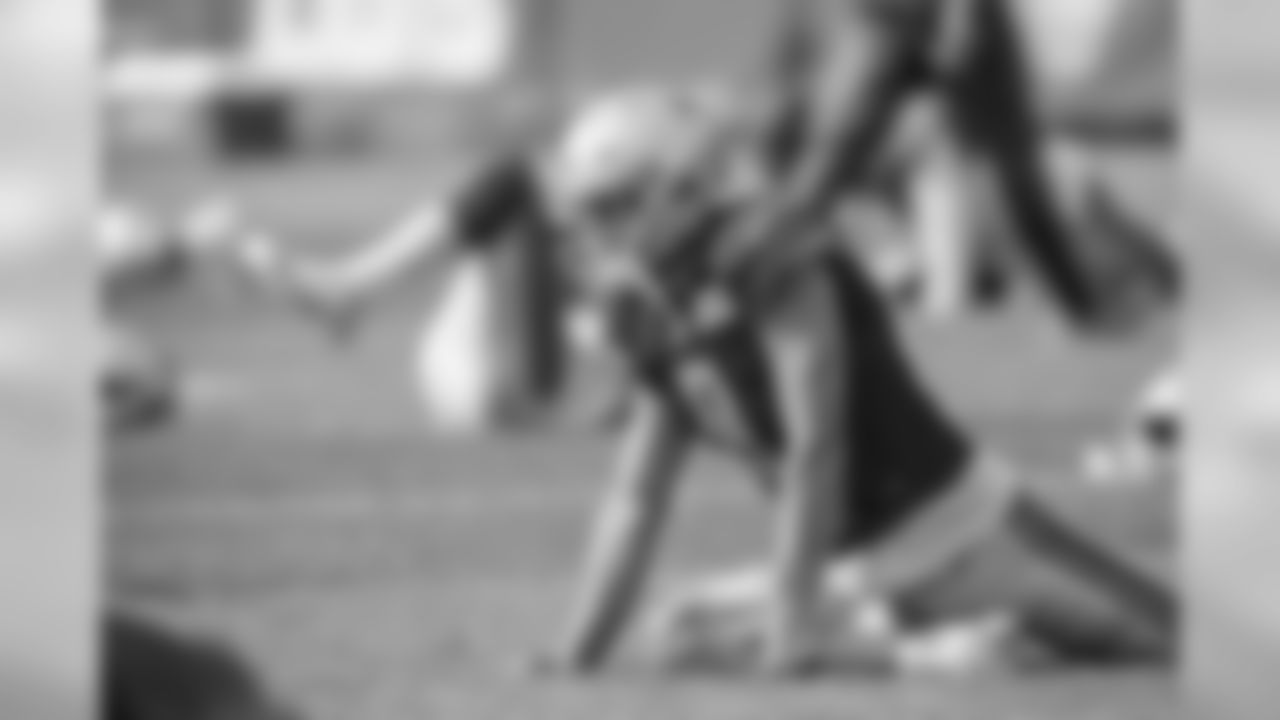 Detroit Lions quarterback Matthew Stafford (9) stretches during Day 11 of 2019 Detroit Lions Training Camp presented by Rocket Mortgage on Tuesday, Aug. 6, 2019 in Allen Park, Mich. (Detroit Lions via AP)