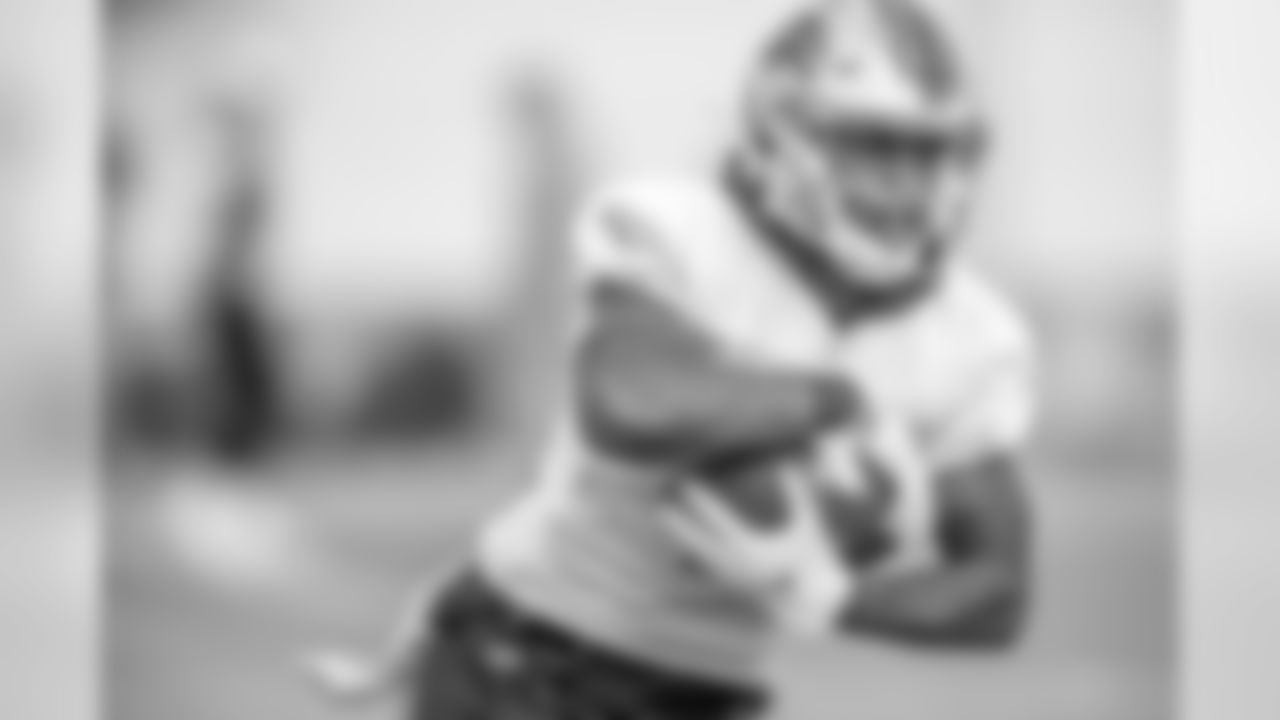 Detroit Lions running back J.D. McKissic (41) during practice at the Detroit Lions training facility Thursday, Dec. 26, 2019 in Allen Park, Mich. (Detroit Lions via AP)