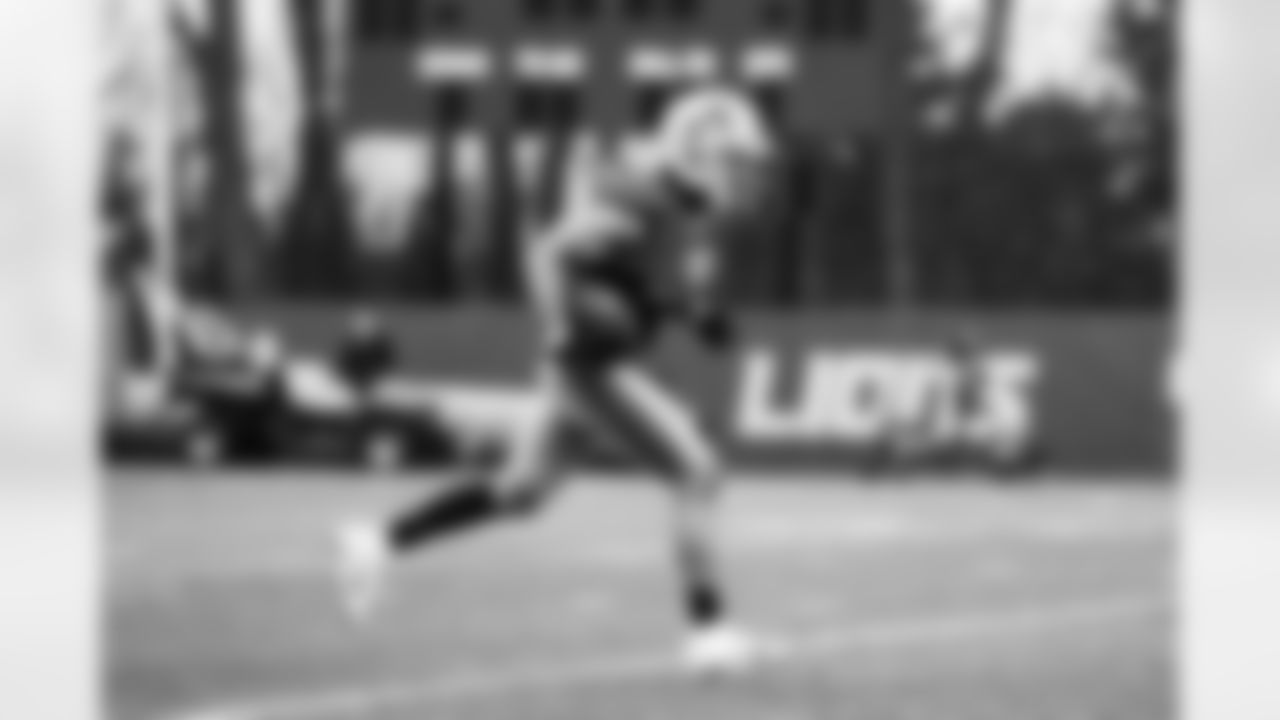 Detroit Lions wide receiver Kalif Raymond (11) during practice at the Lions Training Facility in Allen Park, MI on January 5, 2023. (Jeff Nguyen/Detroit Lions)