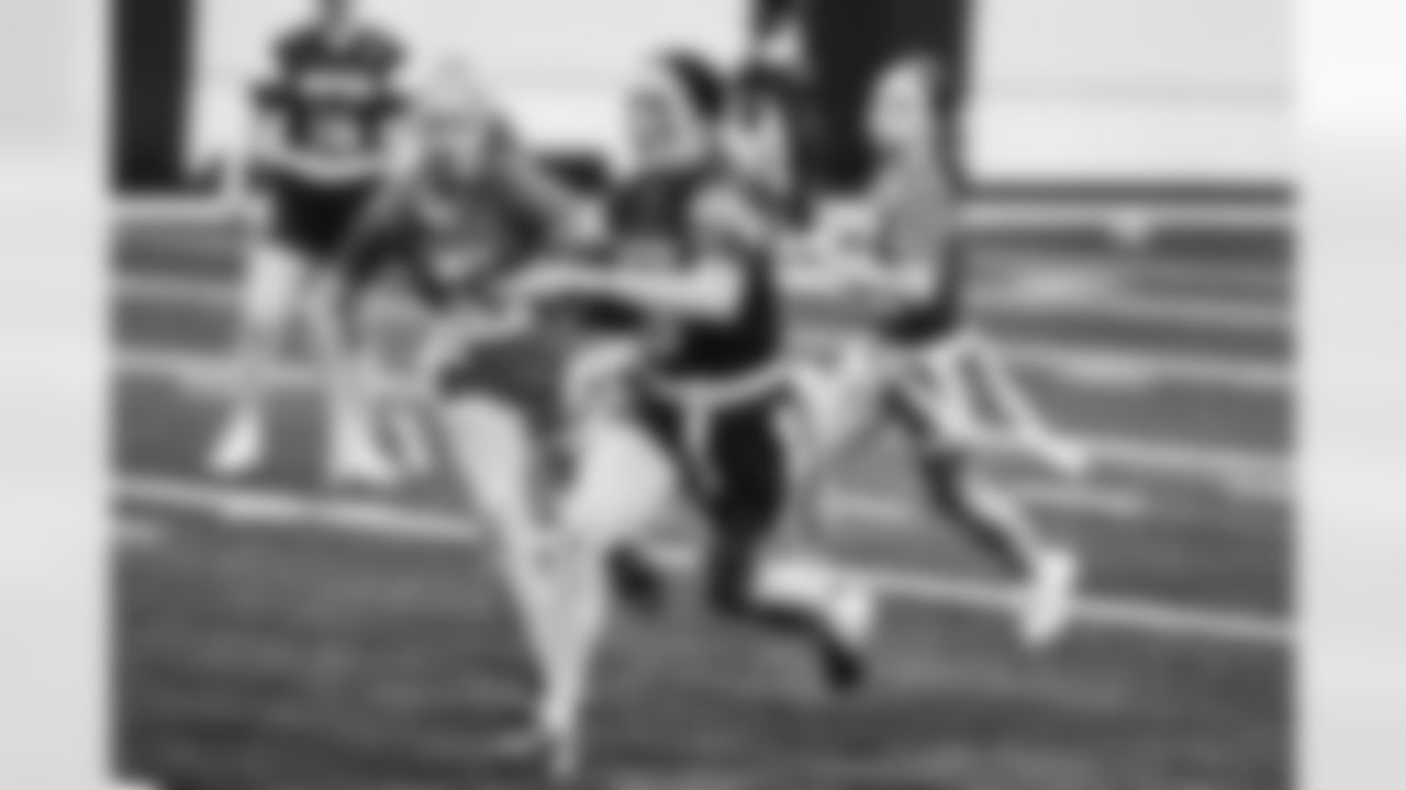 2023 Michigan Girls High School Flag Football Pilot League Week 3 at Detroit Lions HQ & Training Facility Sunday May 21 2023 in Allen Park, MI. (Carl Jones II/Detroit Lions).