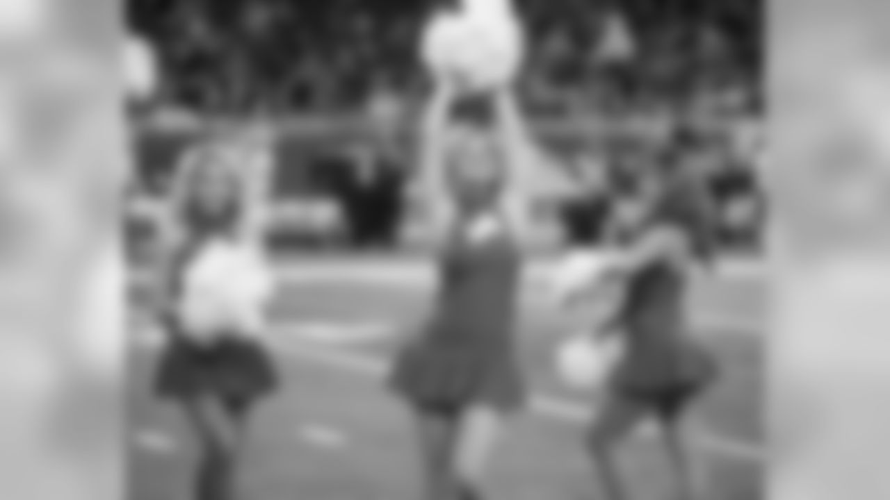 Detroit Lions Cheerleaders during a NFL football game between the Detroit Lions and the Chicago Bears on Thursday, Nov. 22, 2018 in Detroit. (Detroit Lions via AP).