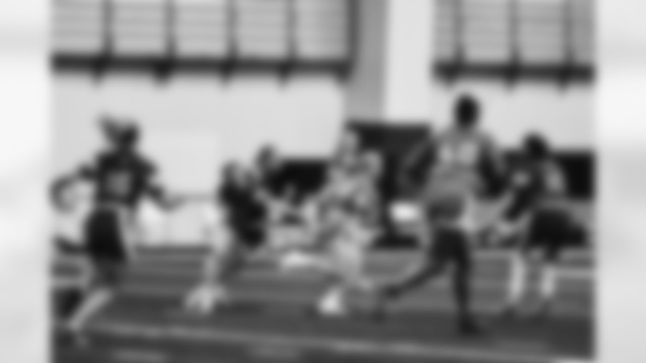 2023 Michigan Girls High School Flag Football Pilot League Week 3 at Detroit Lions HQ & Training Facility Sunday May 21 2023 in Allen Park, MI. (Carl Jones II/Detroit Lions).