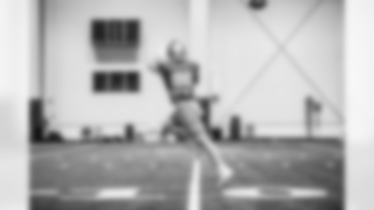 Detroit Lions tight end Brock Wright (89) during practice at the Training Facility in Allen Park, MI on December 24, 2021. (Josh Mandujano/Detroit Lions)