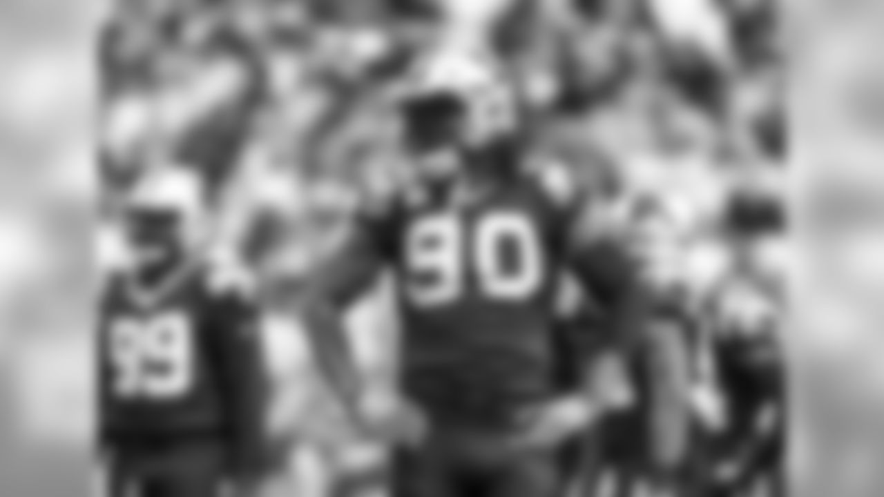 LDE Julius Peppers
Backed up by Wes Horton and Bryan Cox Jr.