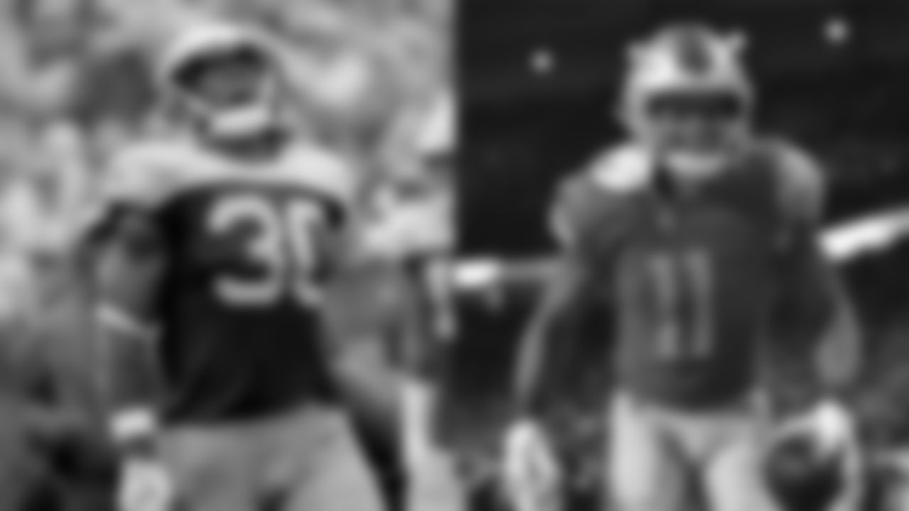 Lions WR **Marvin Jones Jr.** (right) and Packers RB **Jamaal Williams** (left) are both from Fontana, Calif.