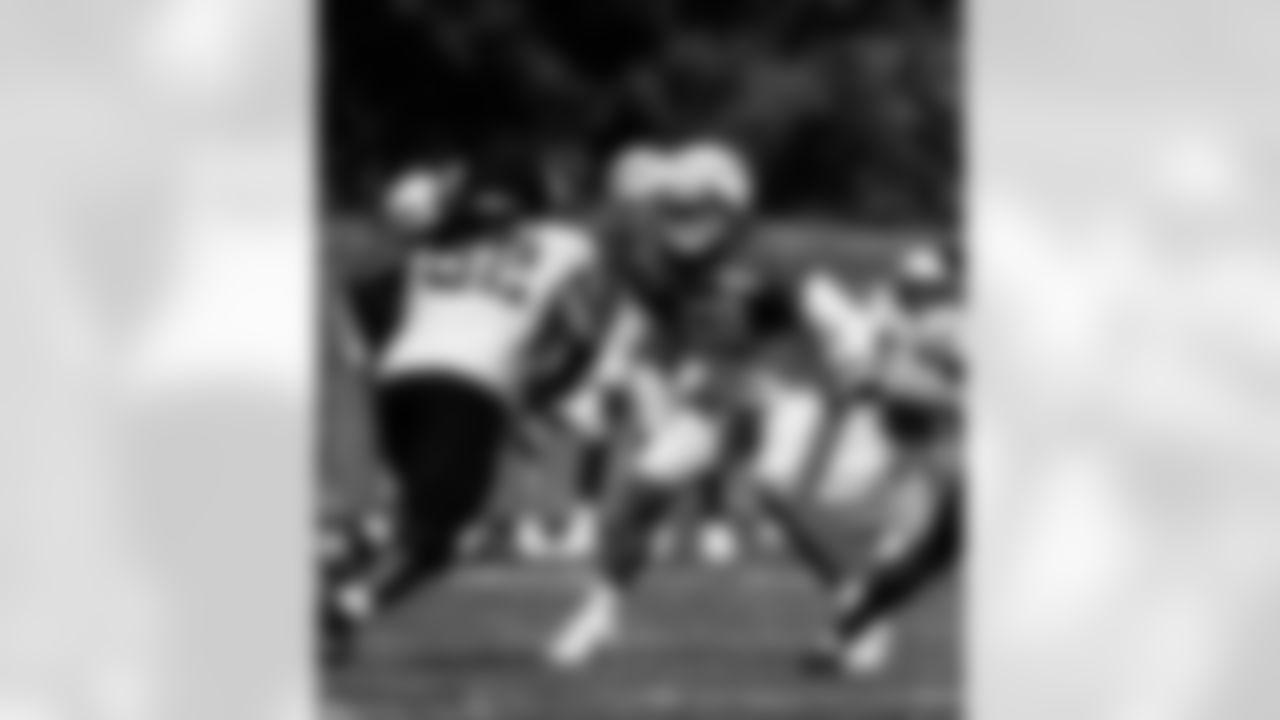 Detroit Lions tackle Penei Sewell (58) during training camp at the Lions training facility in Allen Park, MI on August 16, 2023. (Jeff Nguyen/Detroit Lions)
