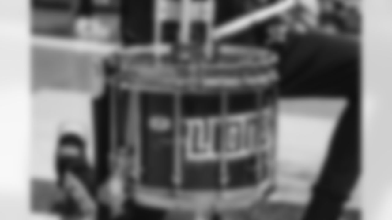 Detroit Lions Drumline, Honolulu Boom, during a NFL football game against the Seattle Seahawks on Sunday, October 2, 2022 in Detroit, MI. (Mike Ferdinande/Detroit Lions).