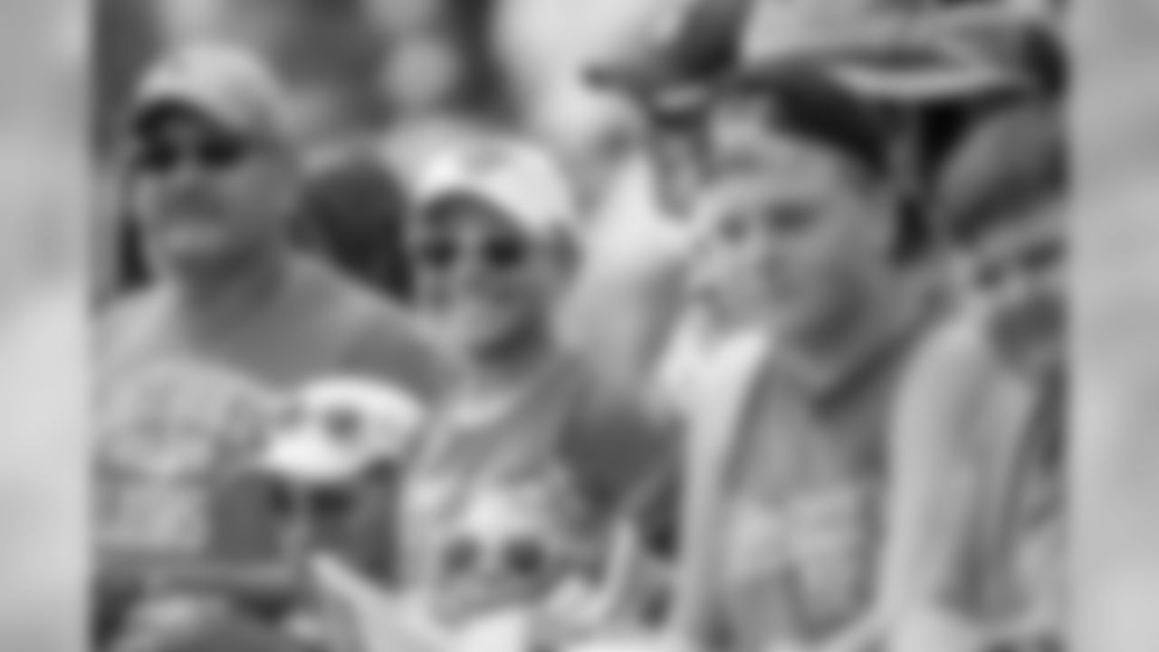 Fans watch Day 6 of Detroit Lions Training Camp presented by Rocket Mortgage on Wednesday, July 31, 2019 in Allen Park, Mich.