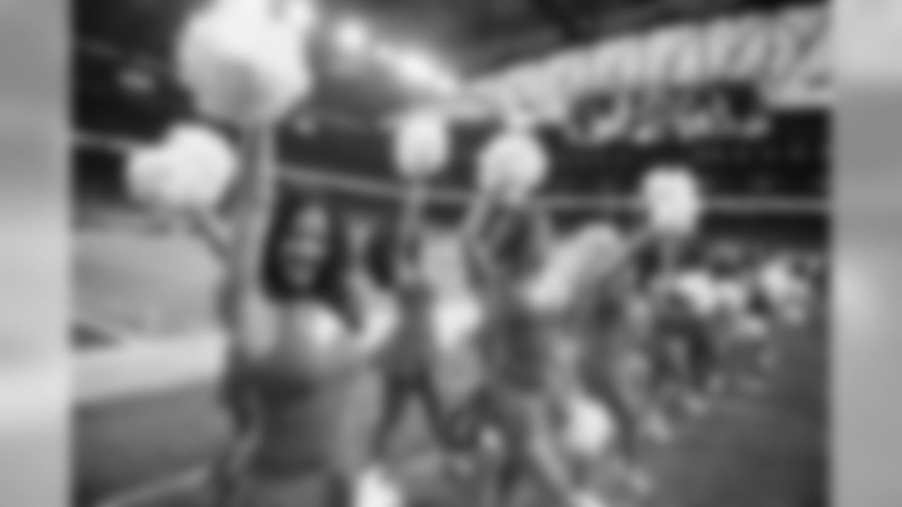Detroit Lions Cheerleaders during a NFL football game between the Detroit Lions and the Chicago Bears on Thursday, Nov. 22, 2018 in Detroit. (Detroit Lions via AP).