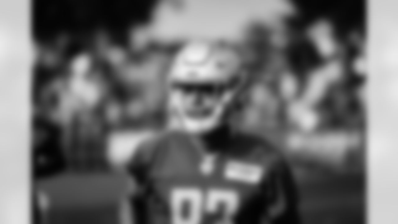Detroit Lions wide receiver Dylan Drummond (83) during training camp at the Lions training facility in Allen Park, MI on July 30, 2023. (Jeff Nguyen/Detroit Lions)