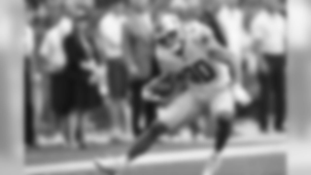 Detroit Lions wide receiver Danny Amendola (80) catches a 47-yard touchdown pass during a NFL football game against the Arizona Cardinals Sunday, Sept. 8, 2019 in Glendale, Ariz. (Detroit Lions via AP).