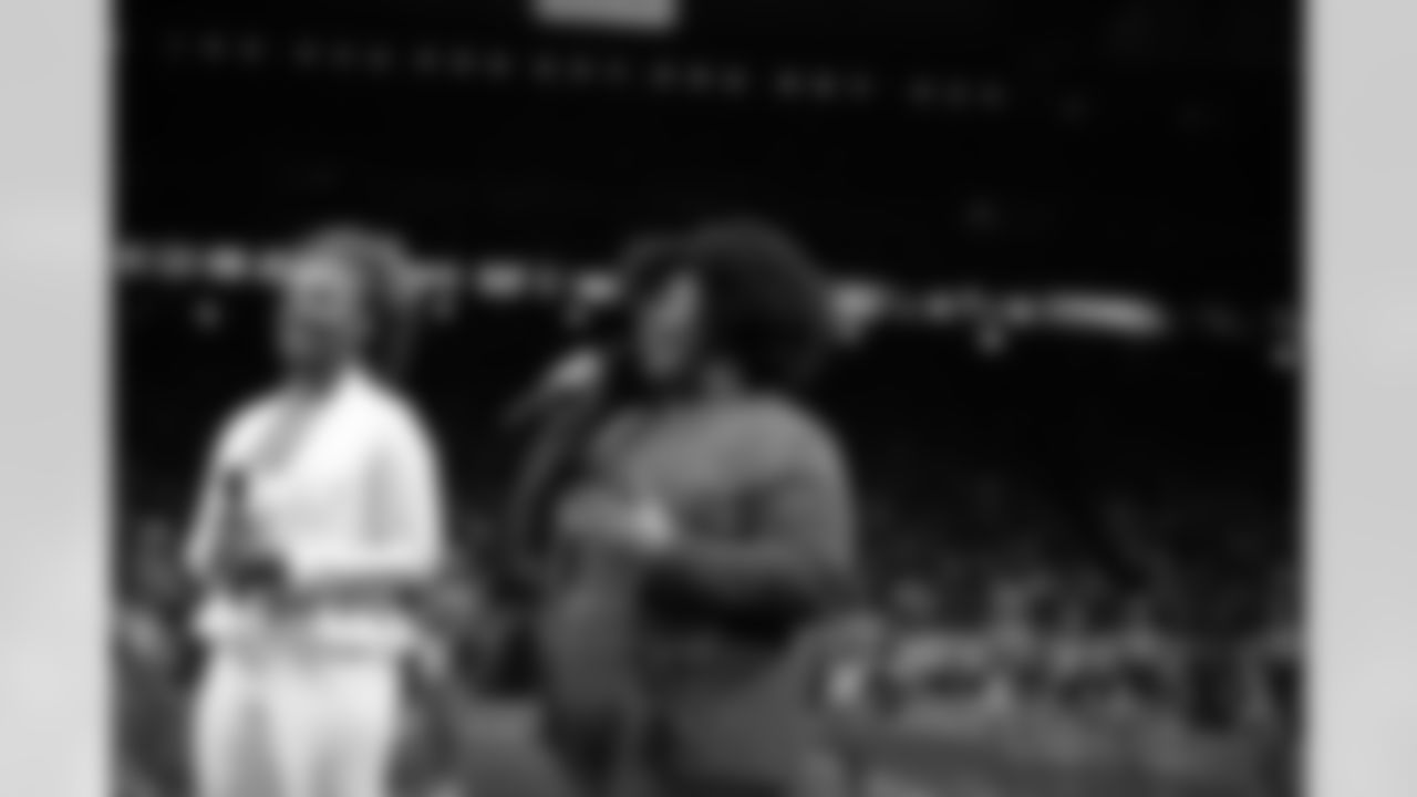 SOUL performs the National Anthem during a NFL football game against the Chicago Bears on Sunday, January 1, 2023 in Detroit, MI. (Mike Ferdinande/Detroit Lions).