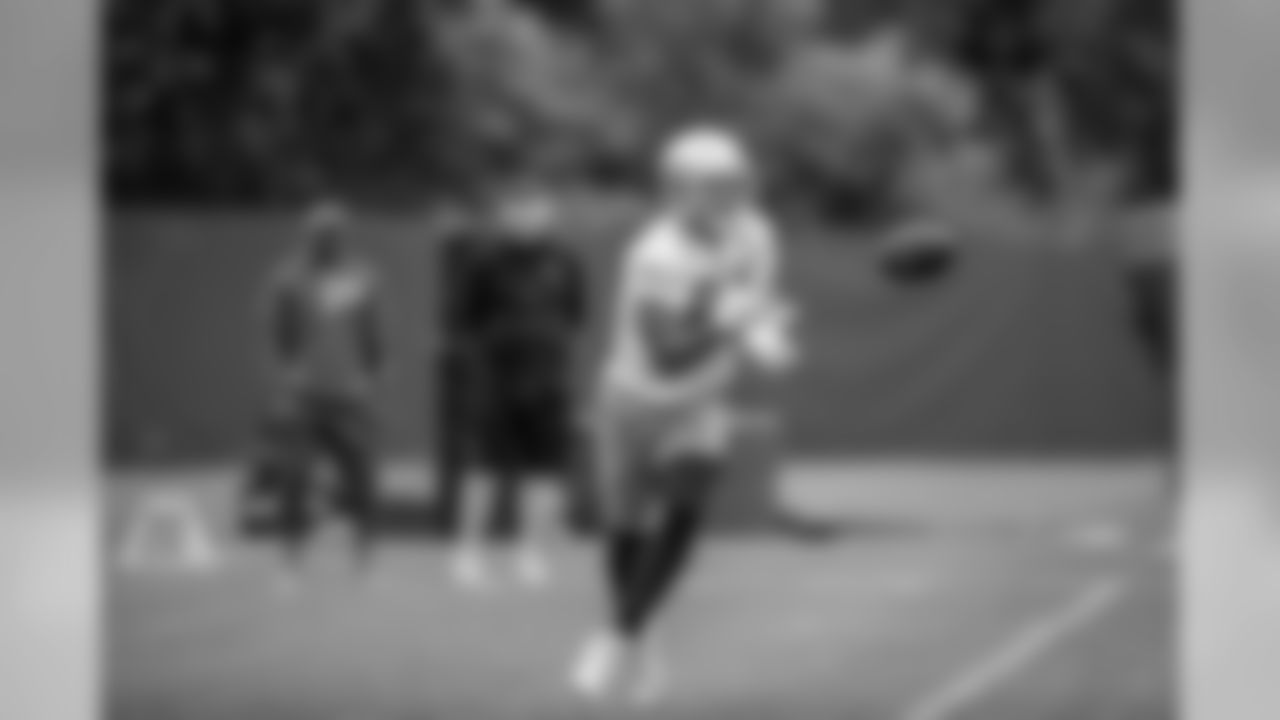 Detroit Lions tight end Logan Thomas (82) during Day 3 of minicamp on Thursday, June 6, 2019 in Allen Park, Mich. (Detroit Lions via AP)
