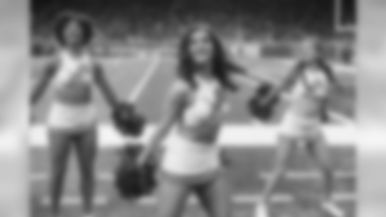 Detroit Lions Cheerleaders during a NFL football game against the Tampa Bay Buccaneers Sunday, Dec. 15, 2019 in Detroit. (Detroit Lions via AP).