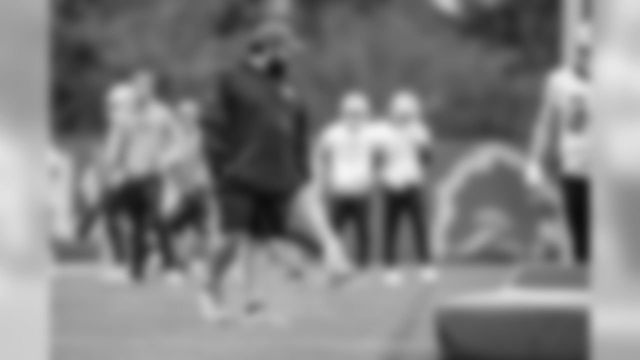 Detroit Lions head coach Matt Patricia during practice at the Detroit Lions training facility on Thursday, Nov. 8, 2018 in Allen Park, Mich. (Detroit Lions via AP)