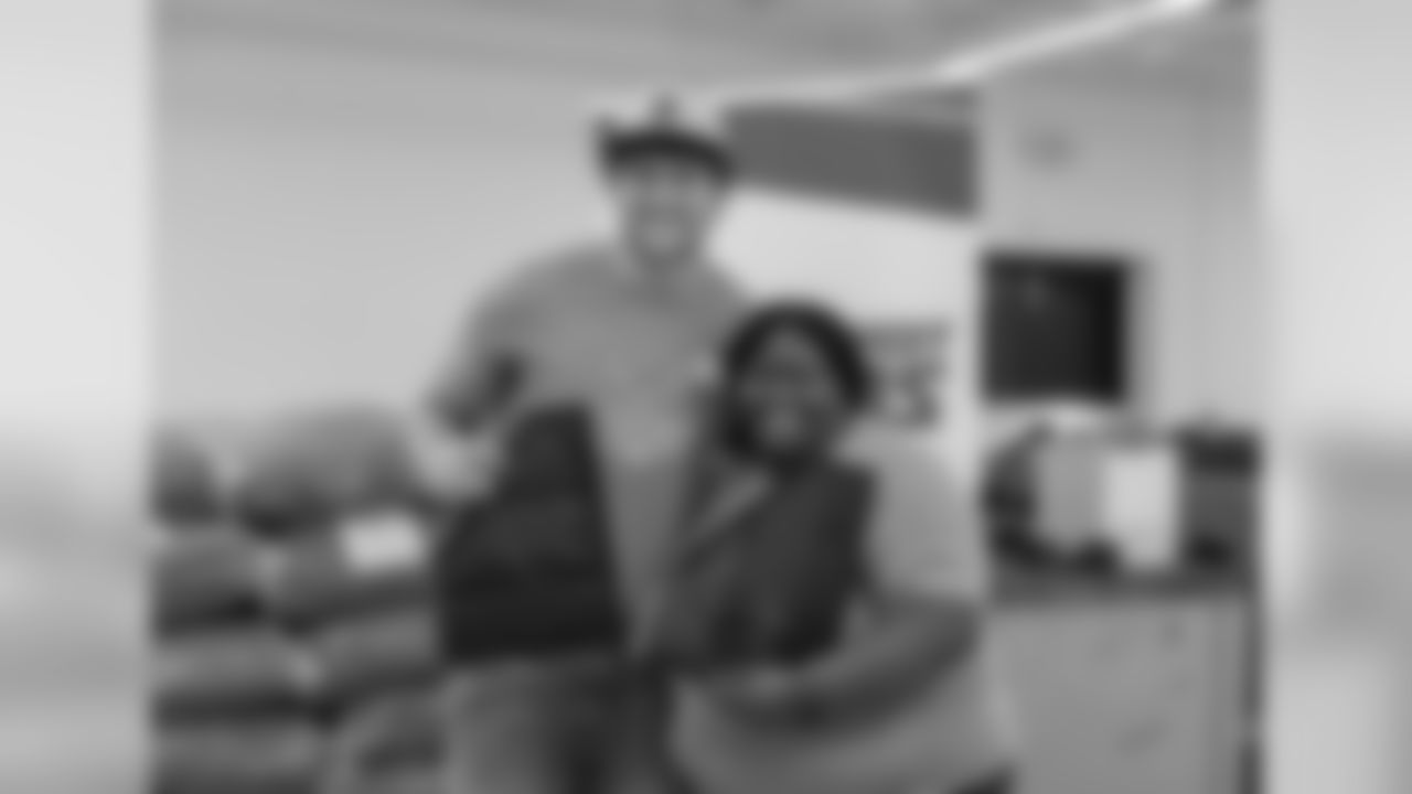 T.J. Hockenson visits the Empowerment Plan Plant on Tuesday, June 18, 2019 in Detroit